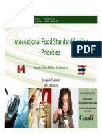 Trends in Food Safety Standard Development