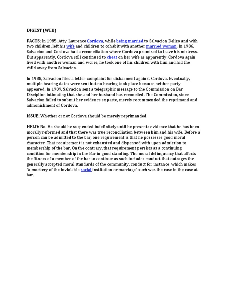 8 Cordova vs. Cordova