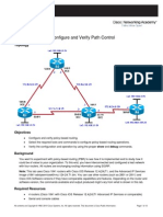 CCNPv6 ROUTE Lab5-1 Path Control Student