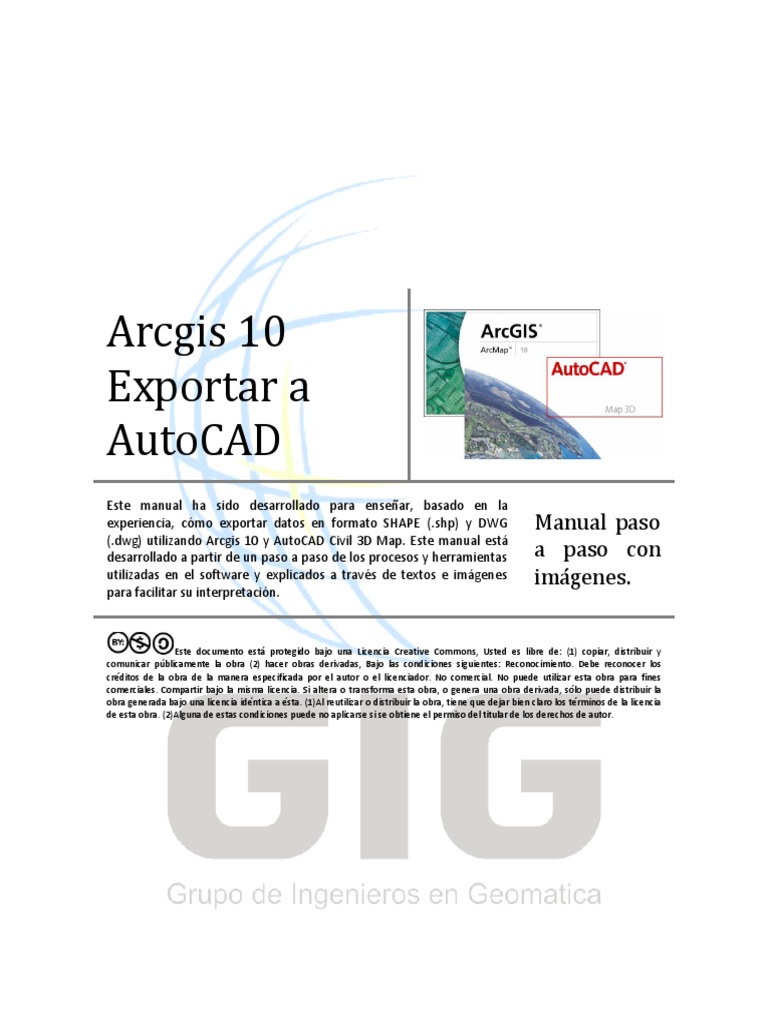 Arcgis+10 Exportar+a+Autocad+Map PDF | PDF | Tecnología e ingeniería