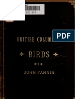 1891 Checklist Of British Columbia Birds