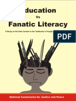 Education Vs Fanatic Literacy