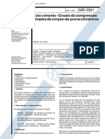 NBR 12025 - 90 (MB-3361) - Solo-Cimento - Ensaio de Compressão Simples de Corpos-De-prova Cilíndricos - 2pag