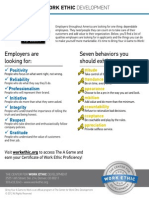 7 Behaviors of Work Ethic