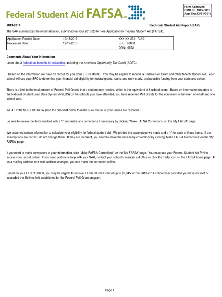 Fafsa | PDF