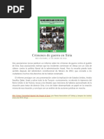 Download War Crimes Committed Against the People of Syria by Tito Andino Urrea SN228686243 doc pdf