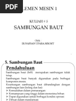 Download Sambungan Baut by Galihley Galih SN228686384 doc pdf