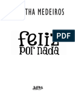 Feliz - Por - Nada MARTHA MEDEIROS PDF