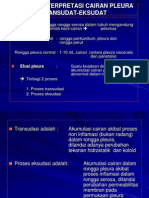 Tes Dan Interpretasi Cairan Pleura Transudat - Eksudat