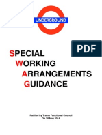 Special Working Arrangements Guidance