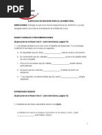 Ejercicios de Futuro Perfecto Vs Futuro Continuo | PDF