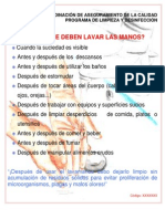 Instructivos Lavado de Manos