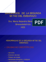 Sangrados de La Segunda Mitad Del Embarazo