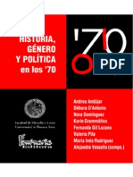 Andújar, Andrea Et Al (Comps) - Historia, Género y Política en Los 70