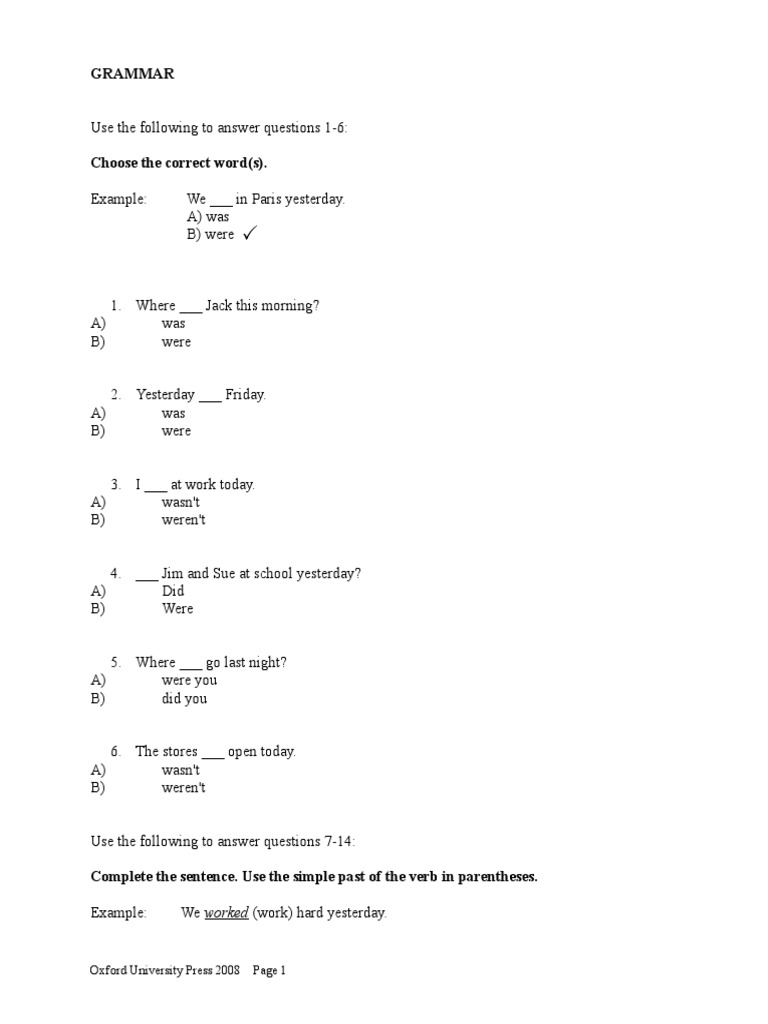 AEF 1 File Test 5 | PDF
