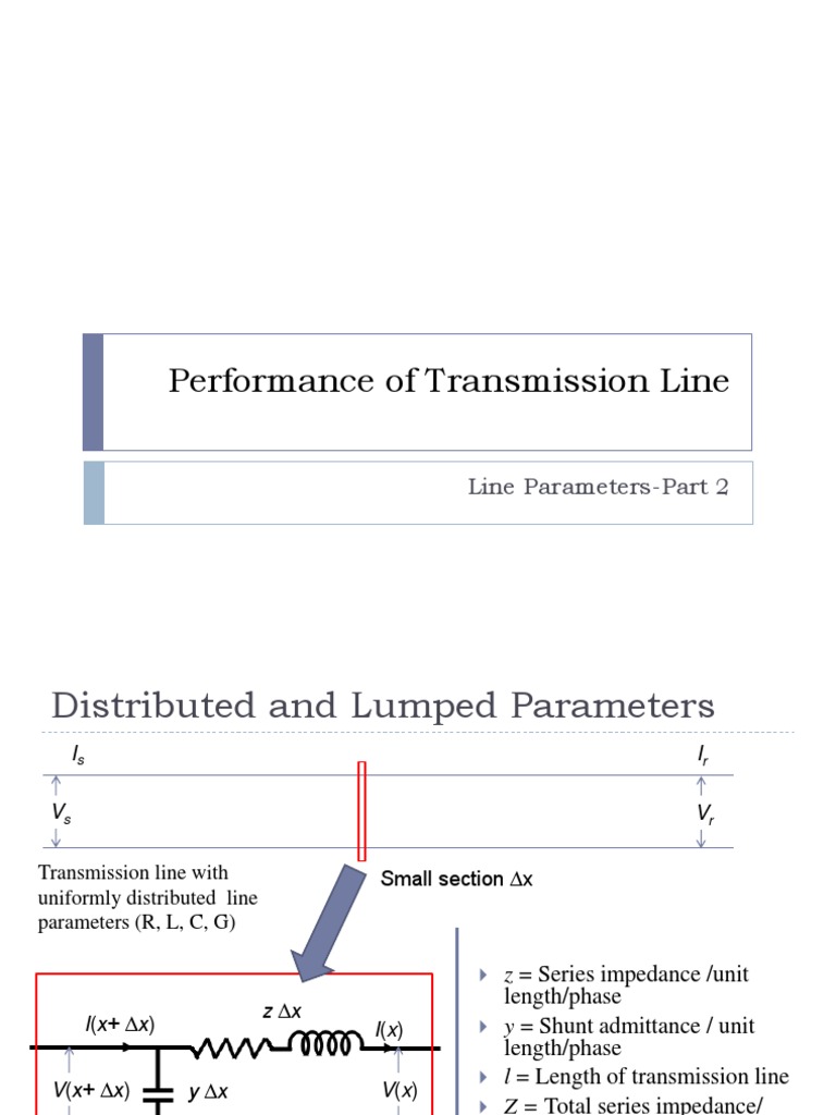 Transmission Line Performance Analysis | PDF | Transmission Line ...