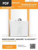Lascal KiddyGuard Assure & Accent Owner manual  2014 (English)