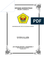 Format Administrasi Kelas Pada Sekolah Dasar