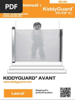Lascal KiddyGuard Avant Owner manual 2014 (English)