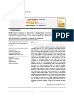 Multivariate Analysis To Determine Relationship Between Phenological Traits With Yield Components in Native Melon Population (Cucumis Melo.l)