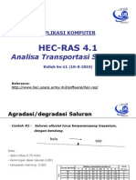APKOM-11 HEC-RAS (Sediment Transport)
