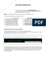 Ca7 Mainframe Commands | PDF