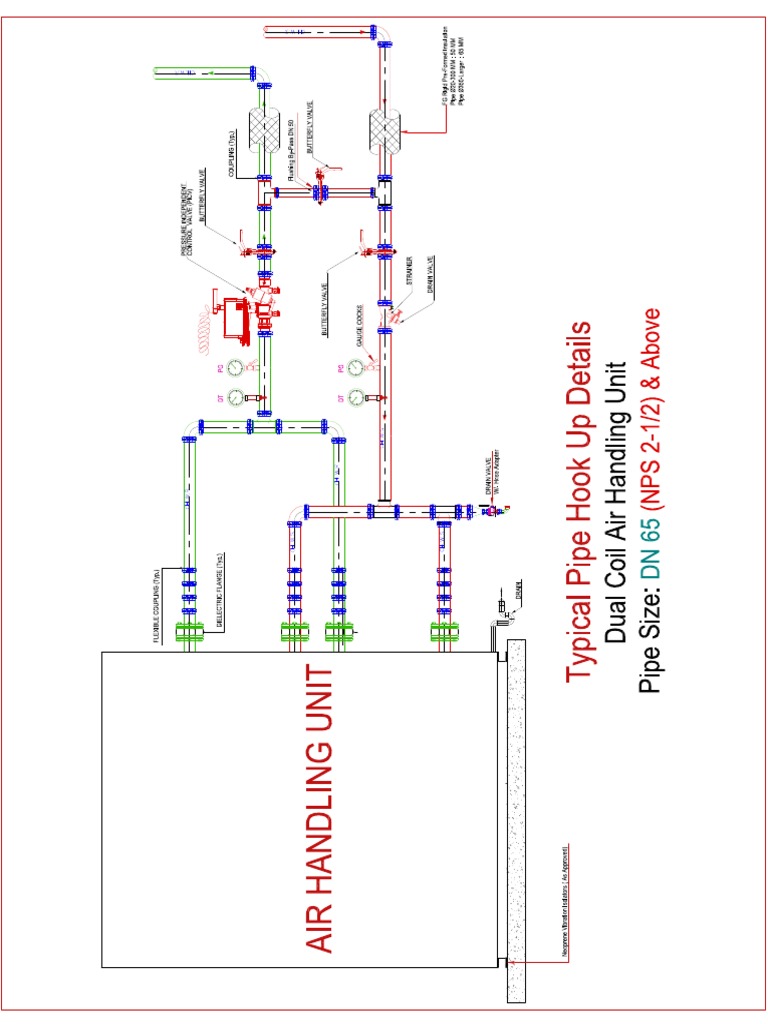 AHU Chilled Water Hook Up Details