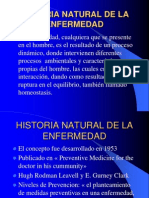 Historia Natural de La Enf. CLASE de MED. PREV