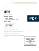 Curriculum Vitae Joselyn