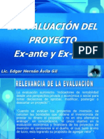 Evaluacion Ex Ante y Ex Post de Proyectos