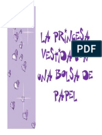 La princesa vestida con una bolsa de papel rescata al príncipe