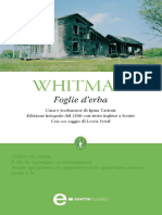 Foglie d'Erba - Walt Whitman