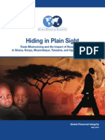 Hiding in Plain Sight Trade Misinvoicing and The Impact of Revenue Loss in Ghana, Kenya, Mozambique, Tanzania, and Uganda: 2002-2011