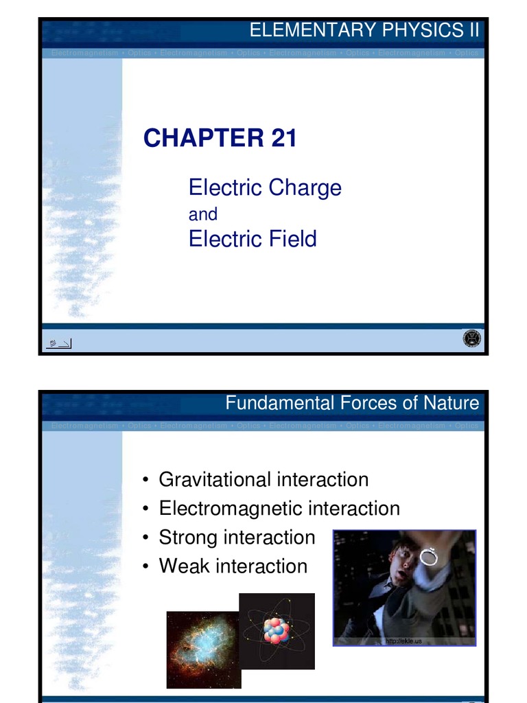 Elementary Physics II | PDF | Electric Charge | Quantity