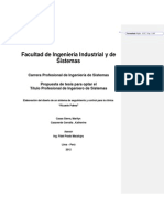 Elaboración Del Diseño de Un Sistema de Seguimiento y Control para La Clínica - Proyecto de Sistemas II