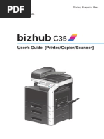BizhubC35Printer Copier ScannerUserGuide