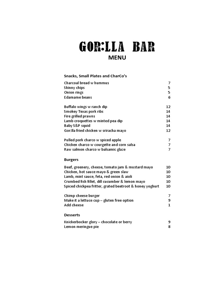 Menu 2 | PDF
