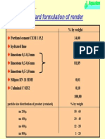 Standard Formulation of Render