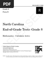 Grade 8 Mathreleased