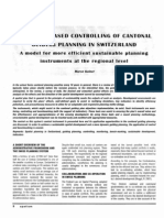 Indicator Based Controling of Cantonal Guiding Planning in Switzerland