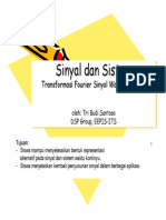 Lecturer - Eepis-Its - Edu Tribudi LN Sinyal Sistem Sinyal Sistem Bab4 Rev 03