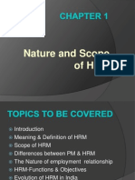 Nature and Scope of HRM III
