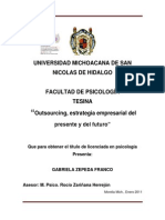 OUTSOURCINGESTRATEGIAEMPRESARIALDELPRESENTEYDELFUTURO