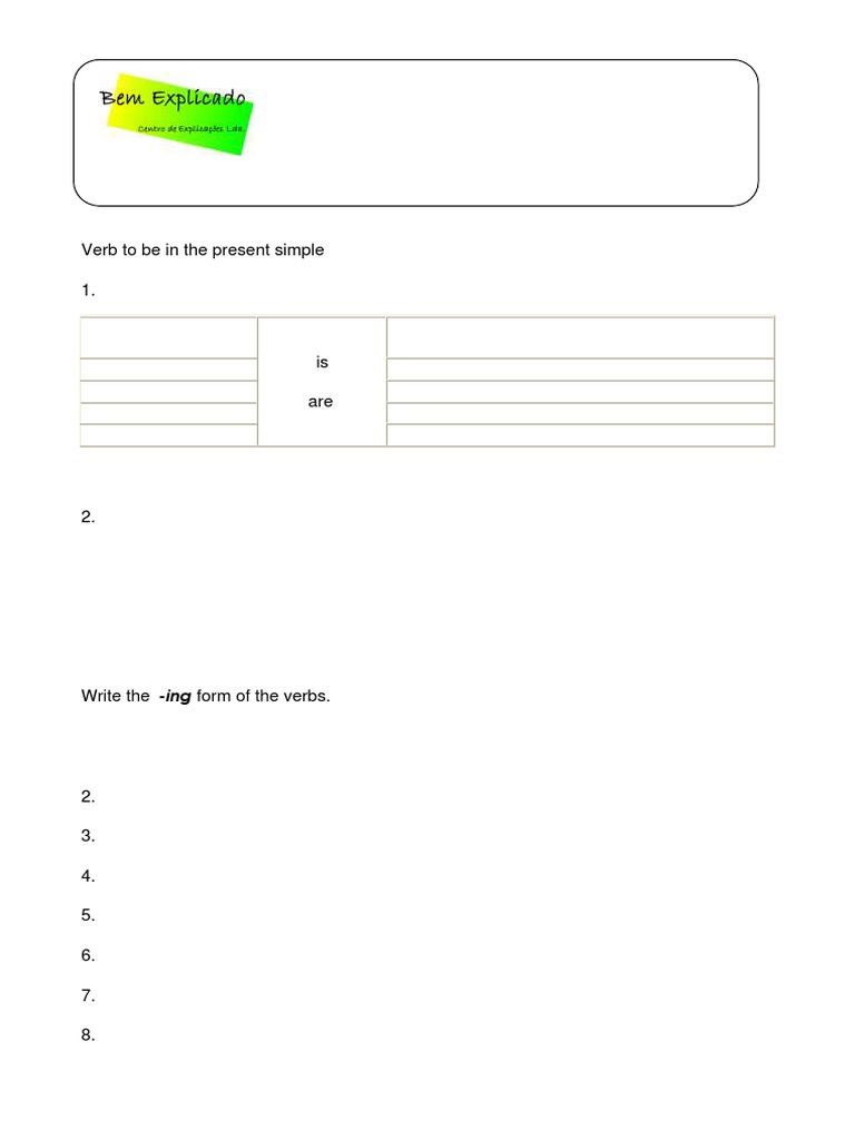 1 Time Out Present Tenses Contrast 1 | PDF