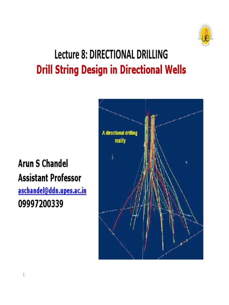 L8 Drill String Design in Directional Wells Mechanical Engineering