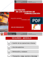 Formalizacion de Pequeños Mineros