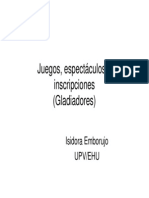 Juegos, Espectáculos e Inscripciones - Isidora Emborujo.