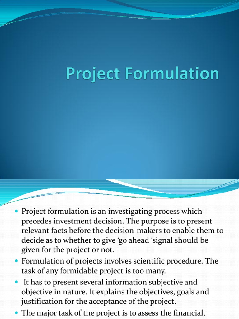 Project Formulation | PDF | Forecasting | Business