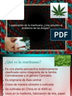 Legalización de La Marihuana