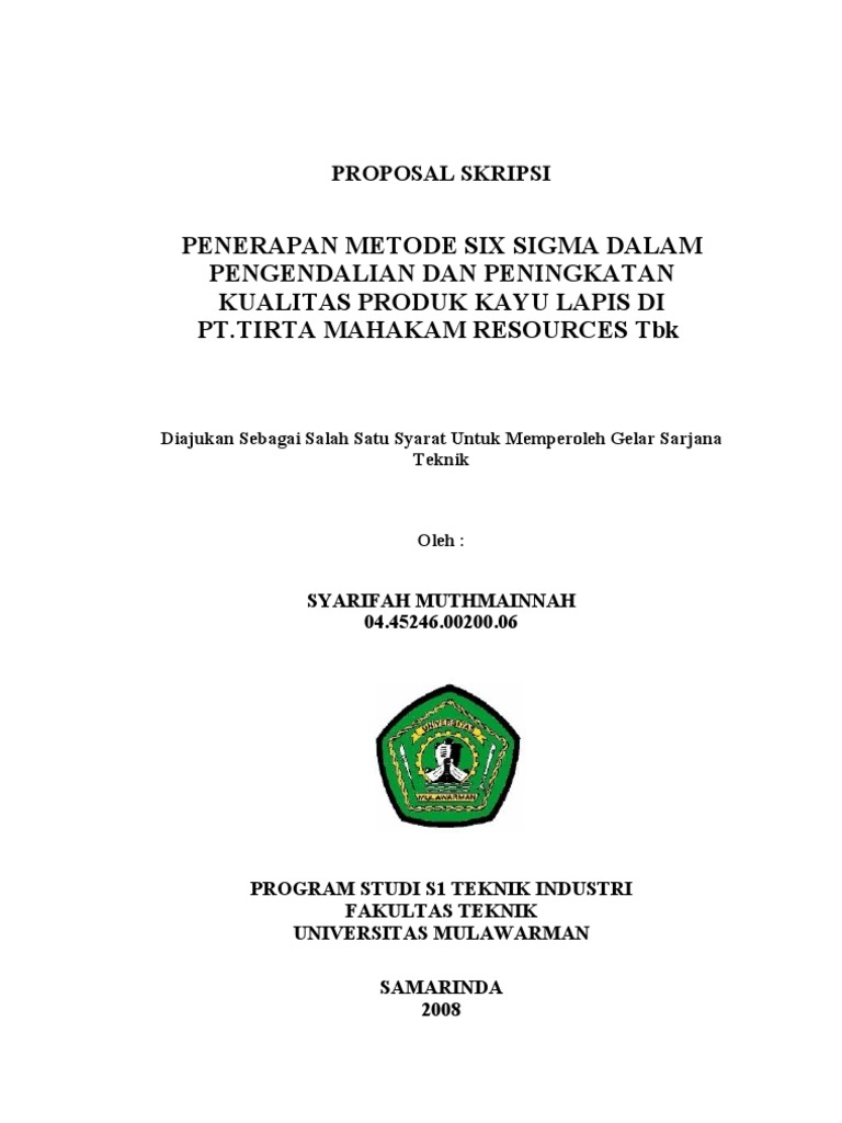 Proposal Tugas Akhir